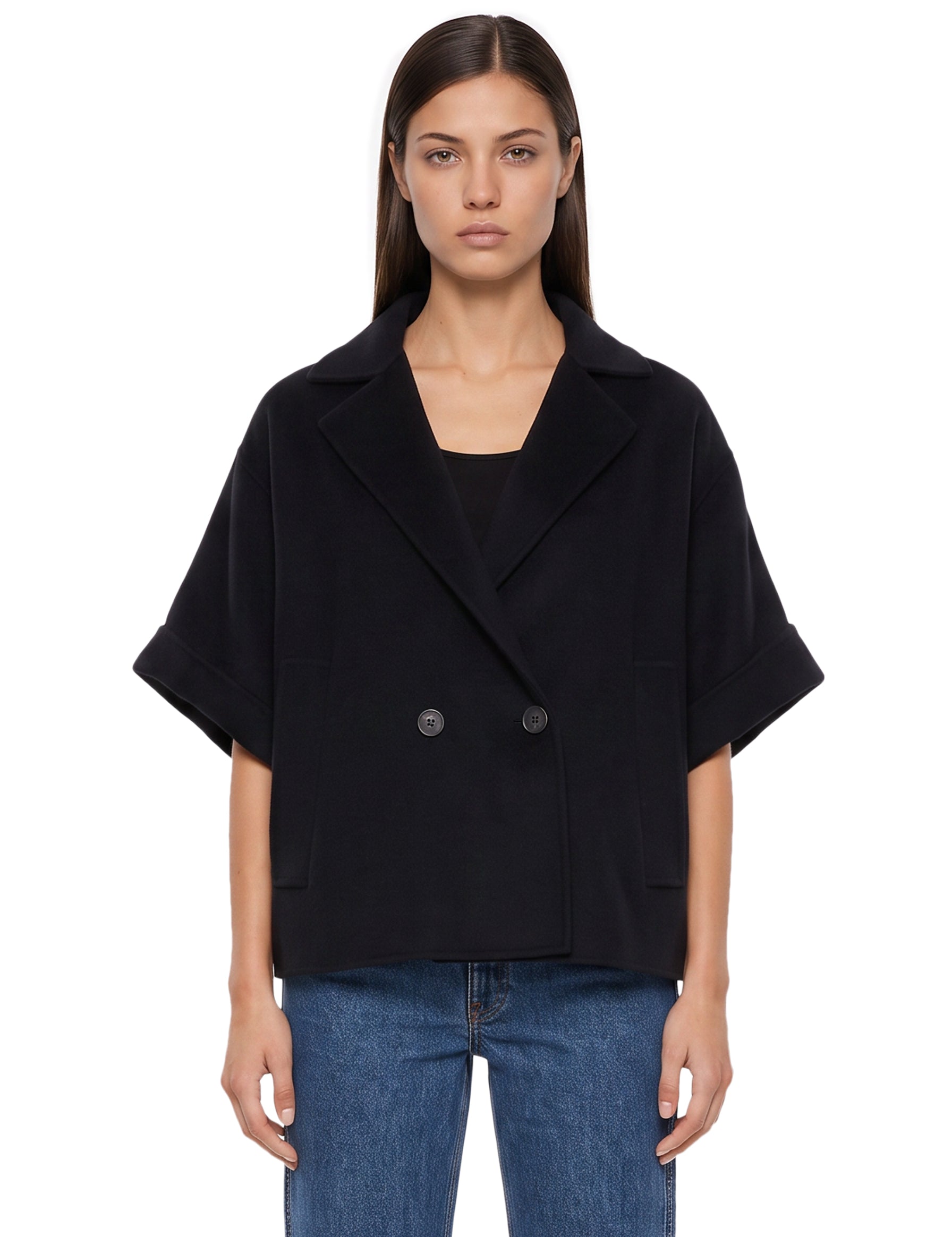 Cappotto Neo in nero<BR/> 