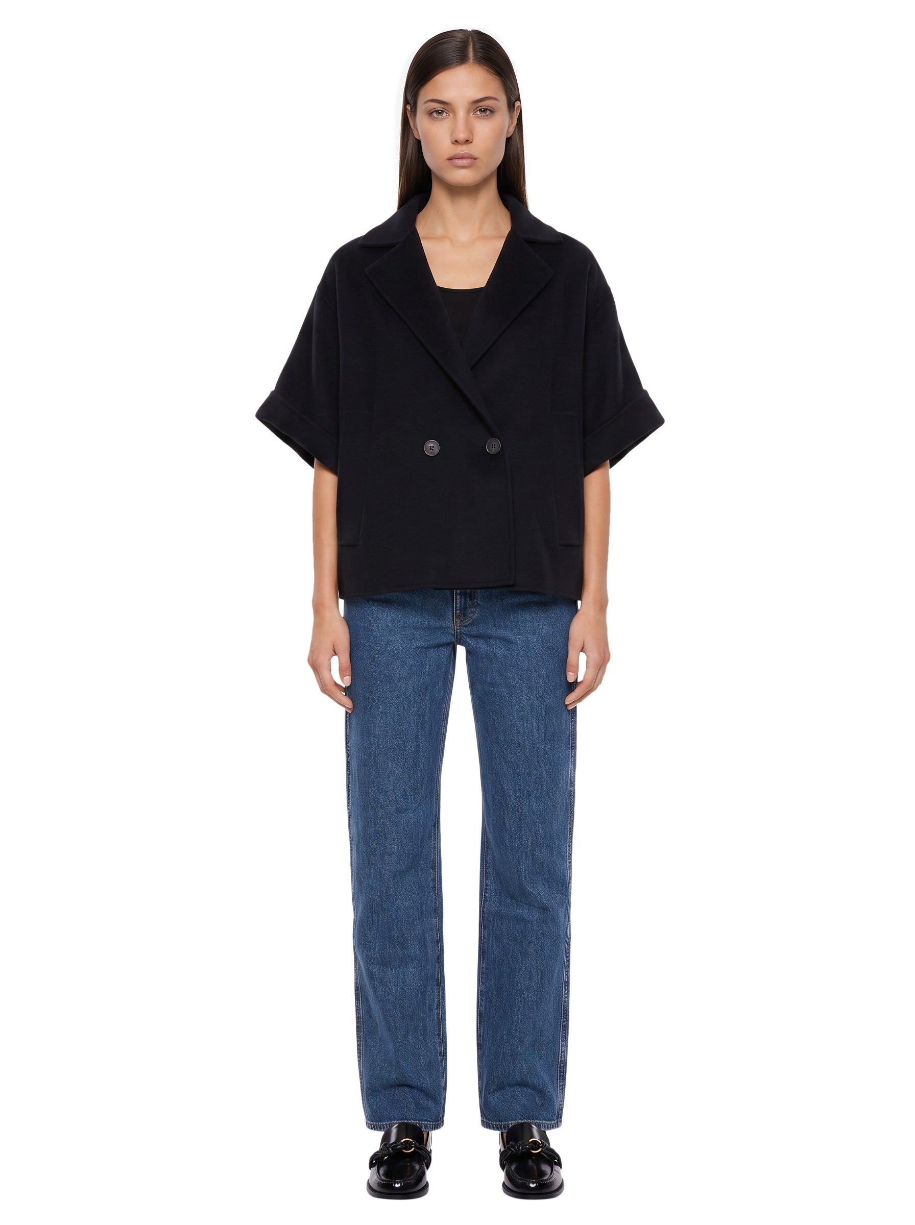 Cappotto Neo in nero<BR/> 