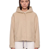 Giacca con cappuccio Ridente in beige 