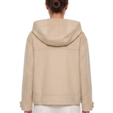Giacca con cappuccio Ridente in beige 
