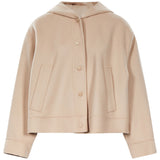 Giacca con cappuccio Ridente in beige 