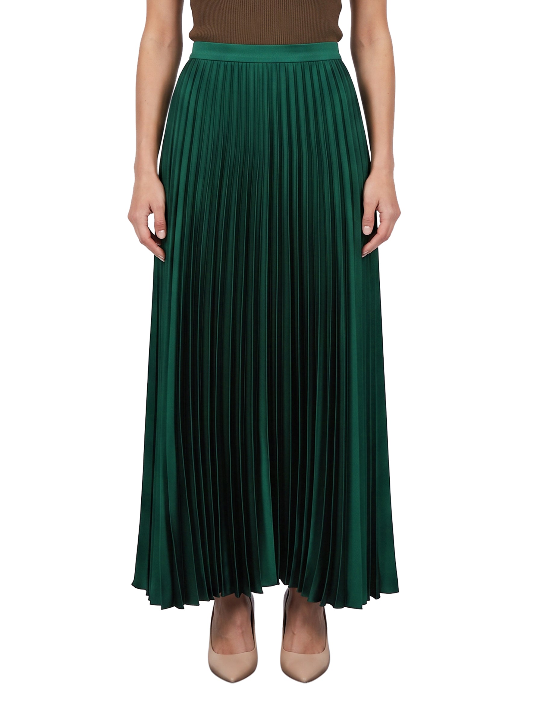 Gonna Alpaca in verde 