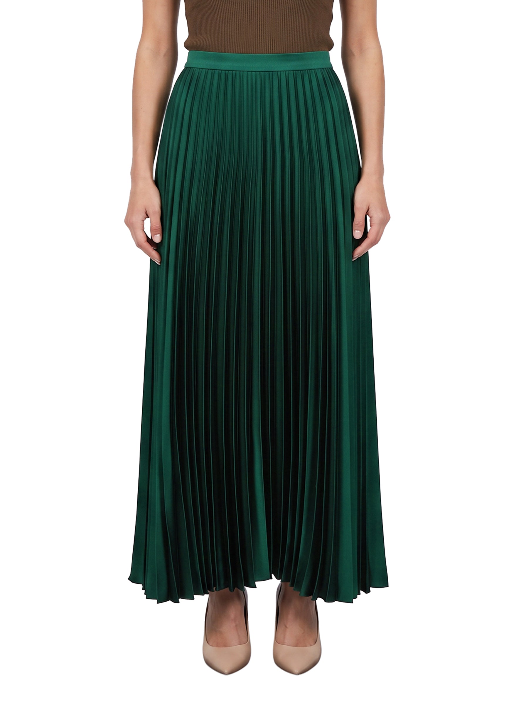 Gonna Alpaca in verde 