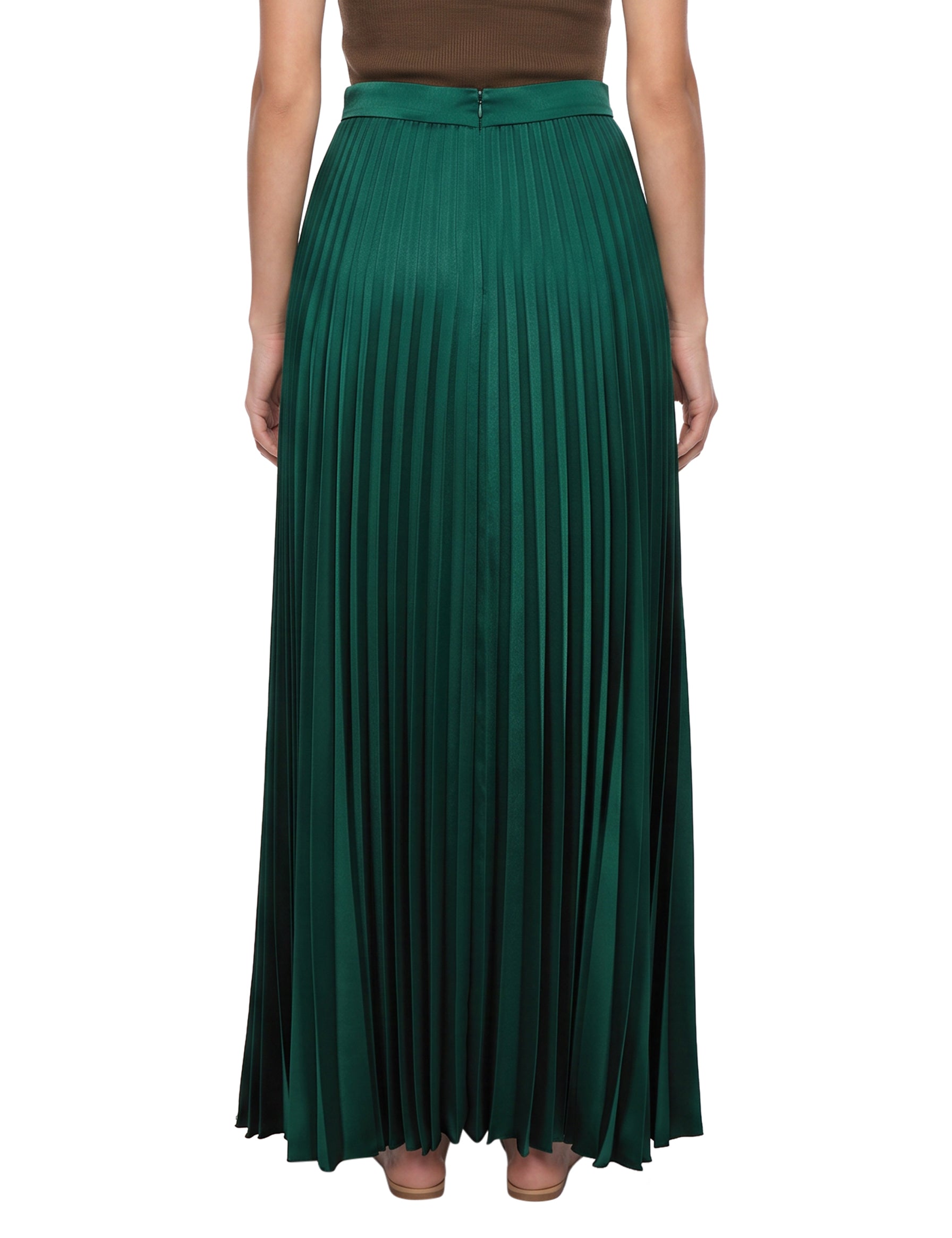 Gonna Alpaca in verde 