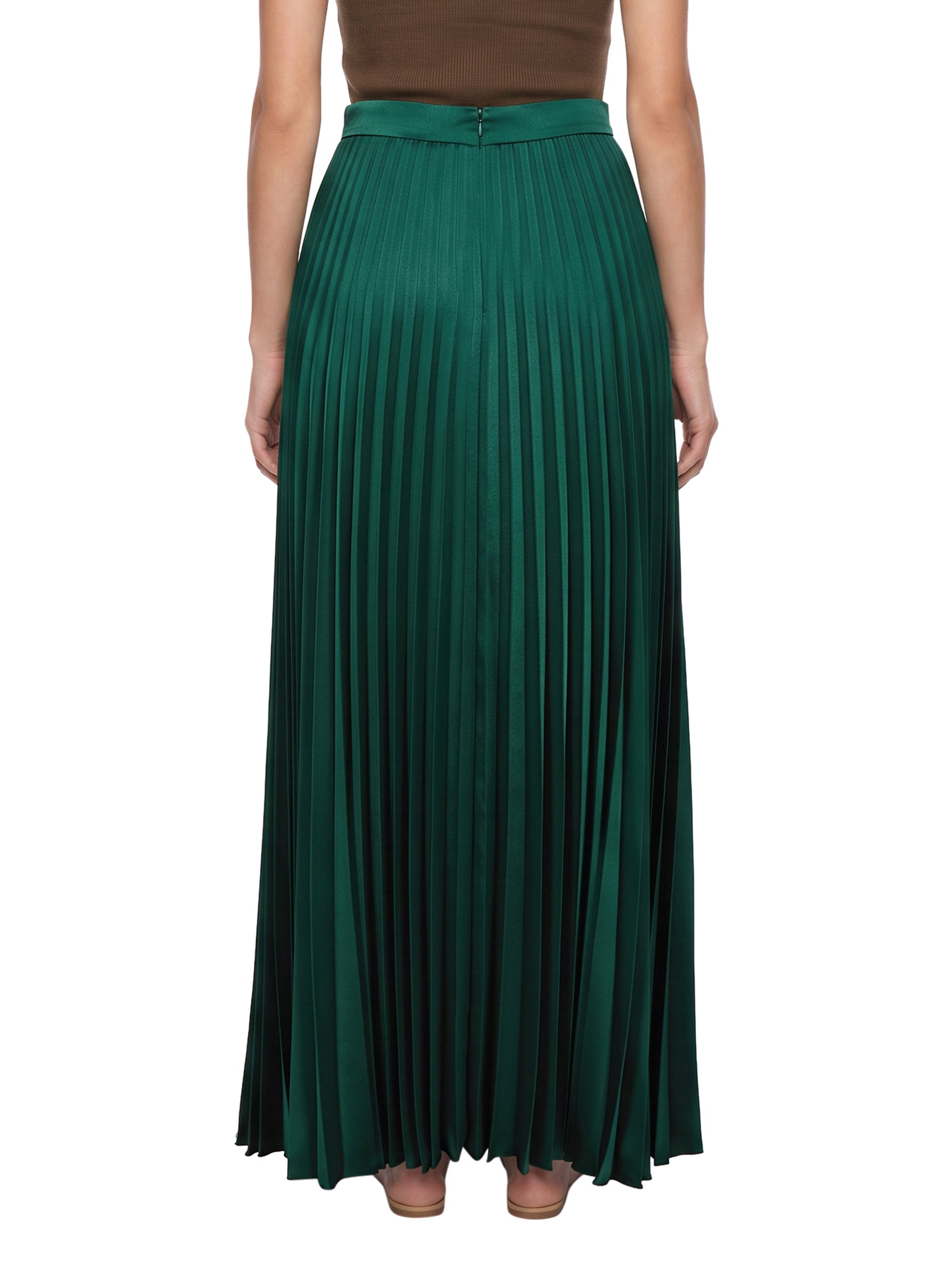 Gonna Alpaca in verde 