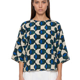 Blusa Adone in stampa multicolor 