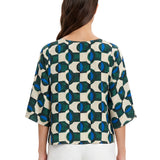 Blusa Adone in stampa multicolor 