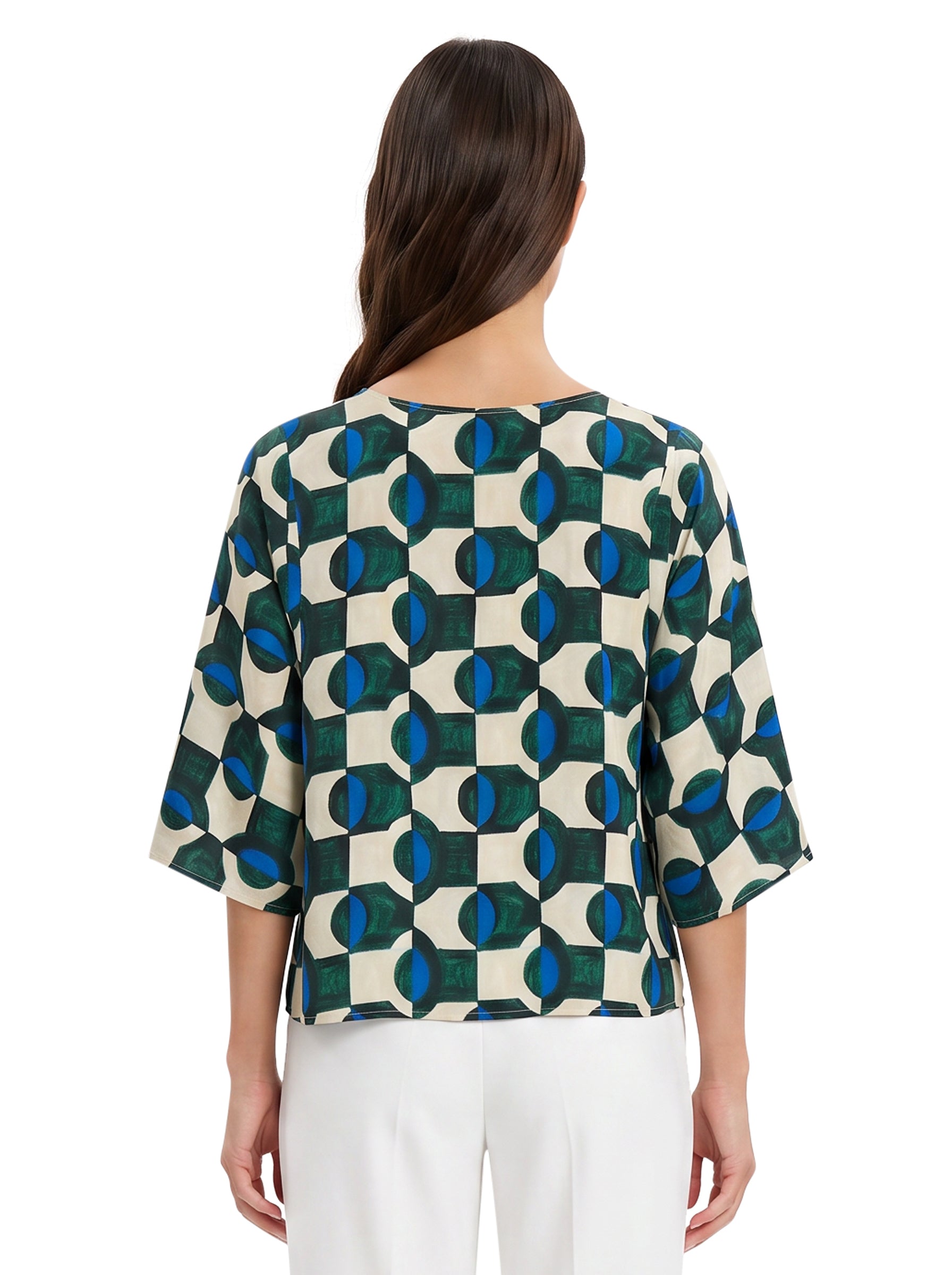 Blusa Adone in stampa multicolor 