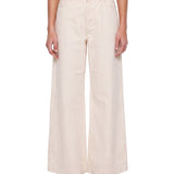 Pantaloni Cannetti in avorio 