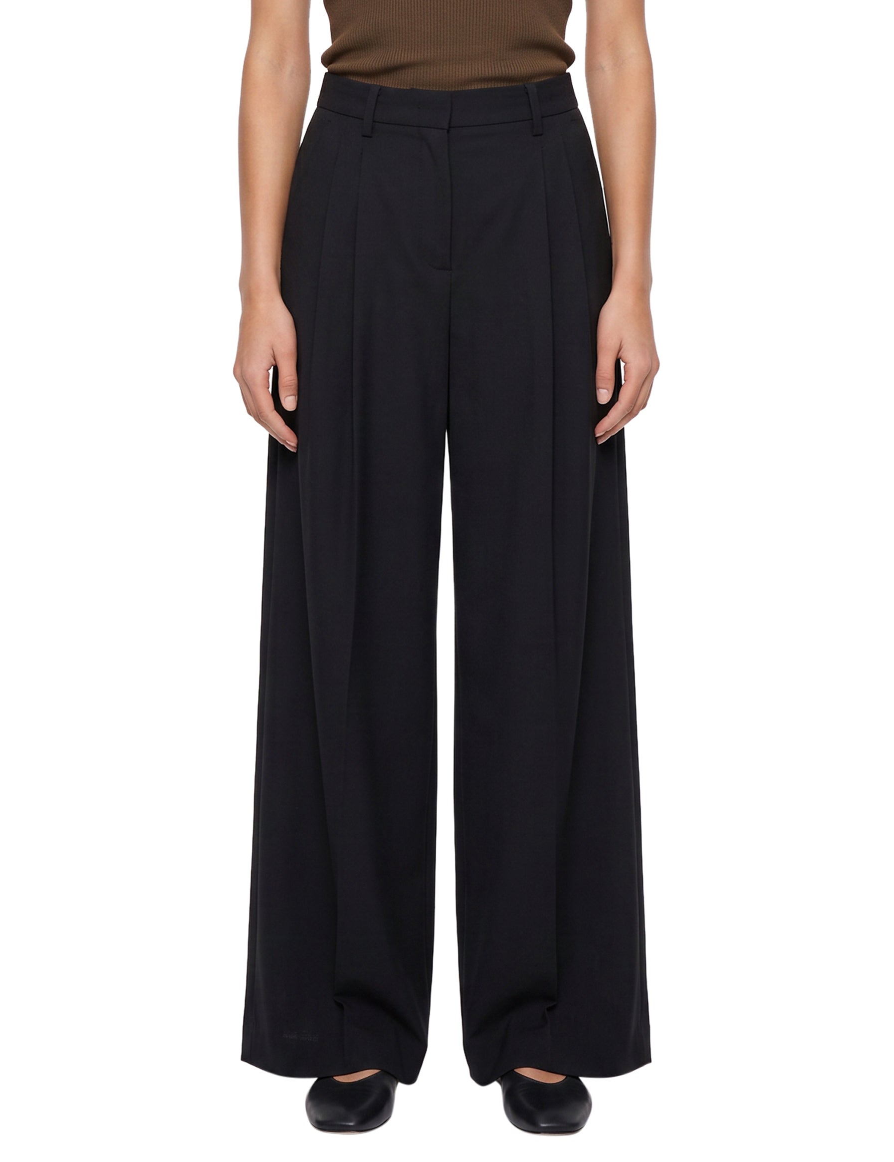 Pantaloni Ovvio in nero 
