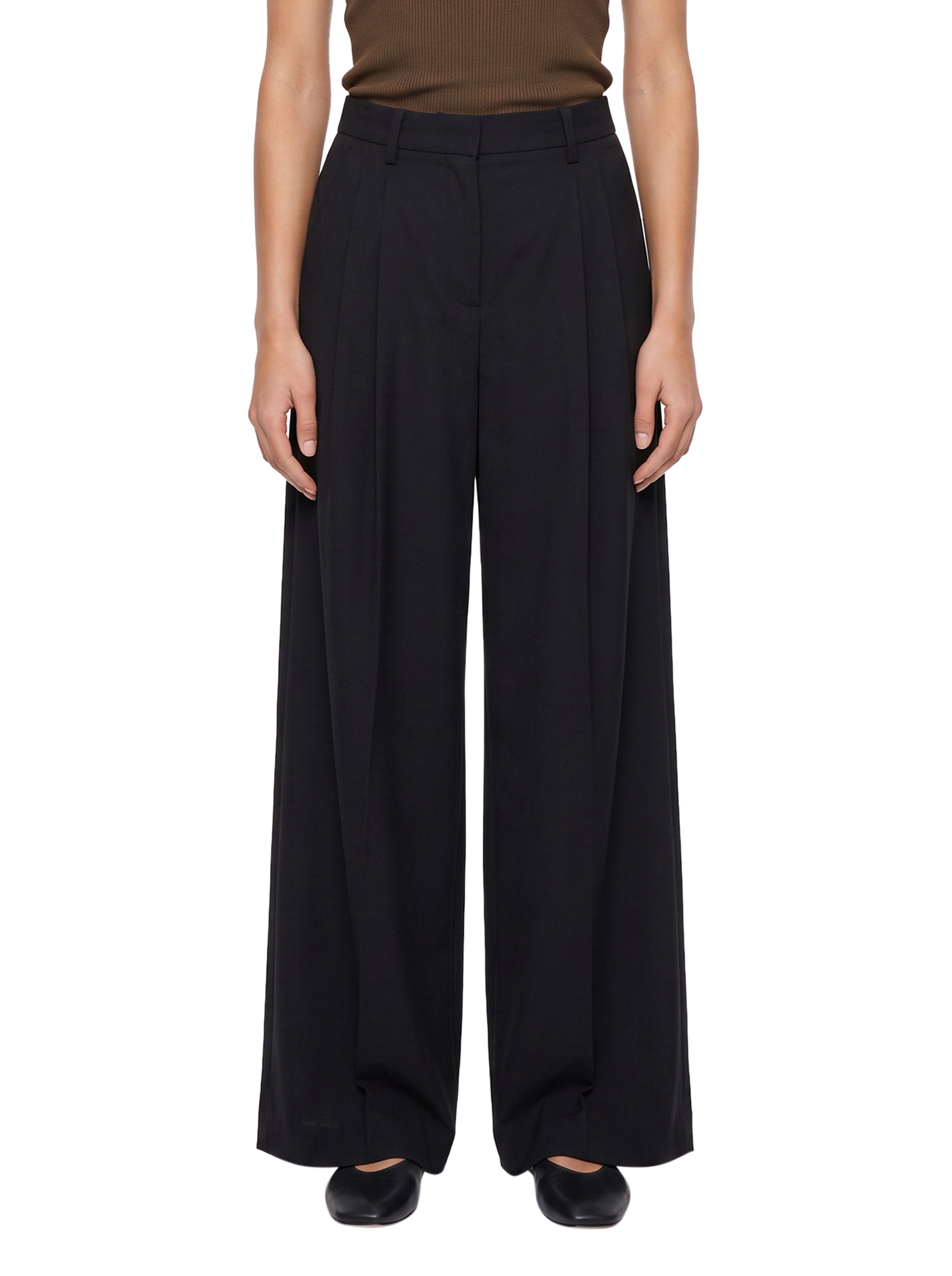 Pantaloni Ovvio in nero 