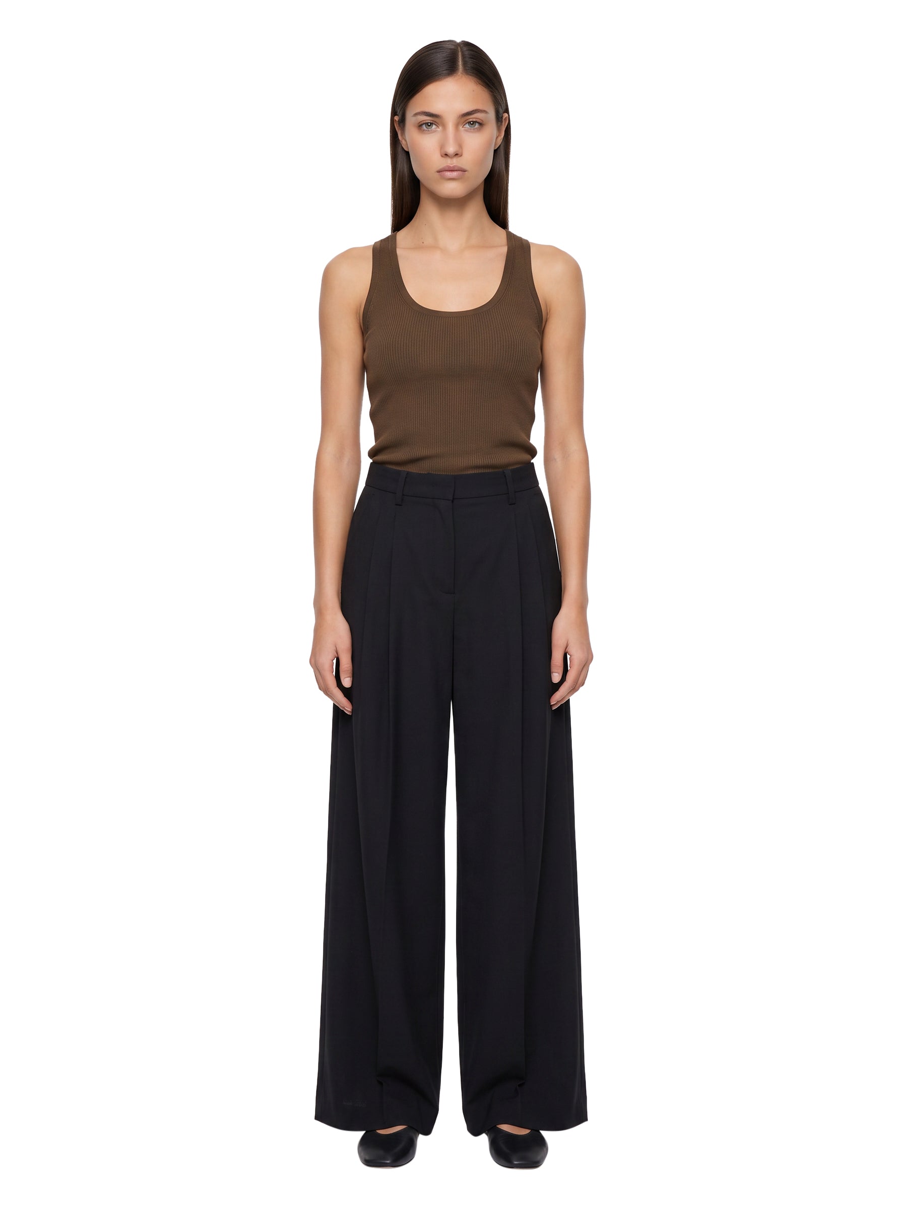 Pantaloni Ovvio in nero 