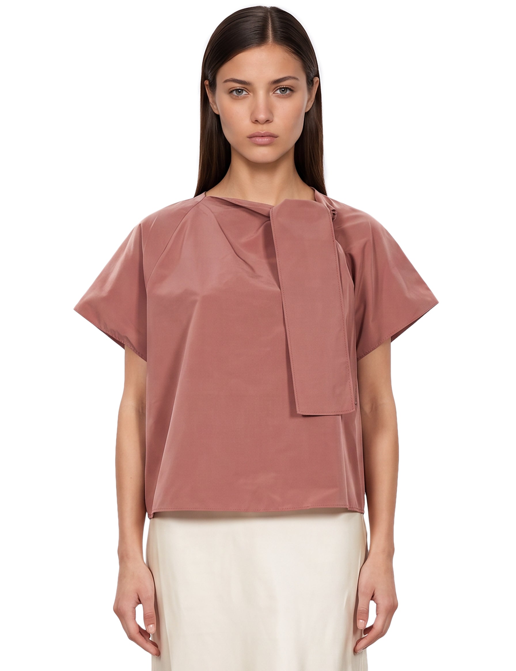 Blusa Recente in marrone 