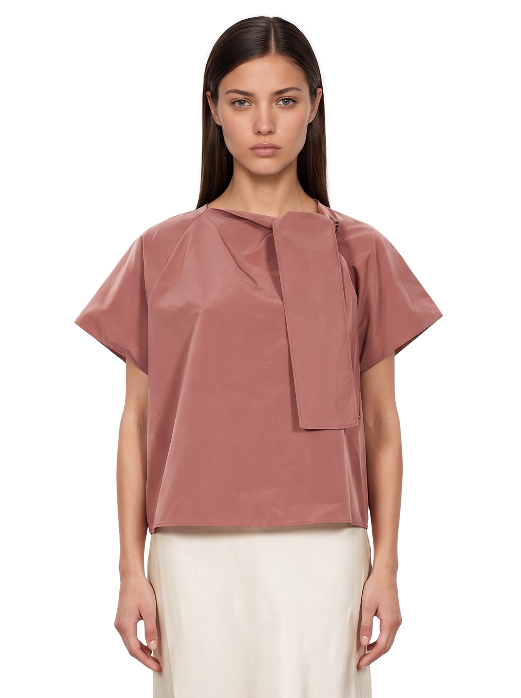 Blusa Recente in marrone 