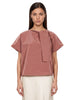 Blusa Recente in marrone
