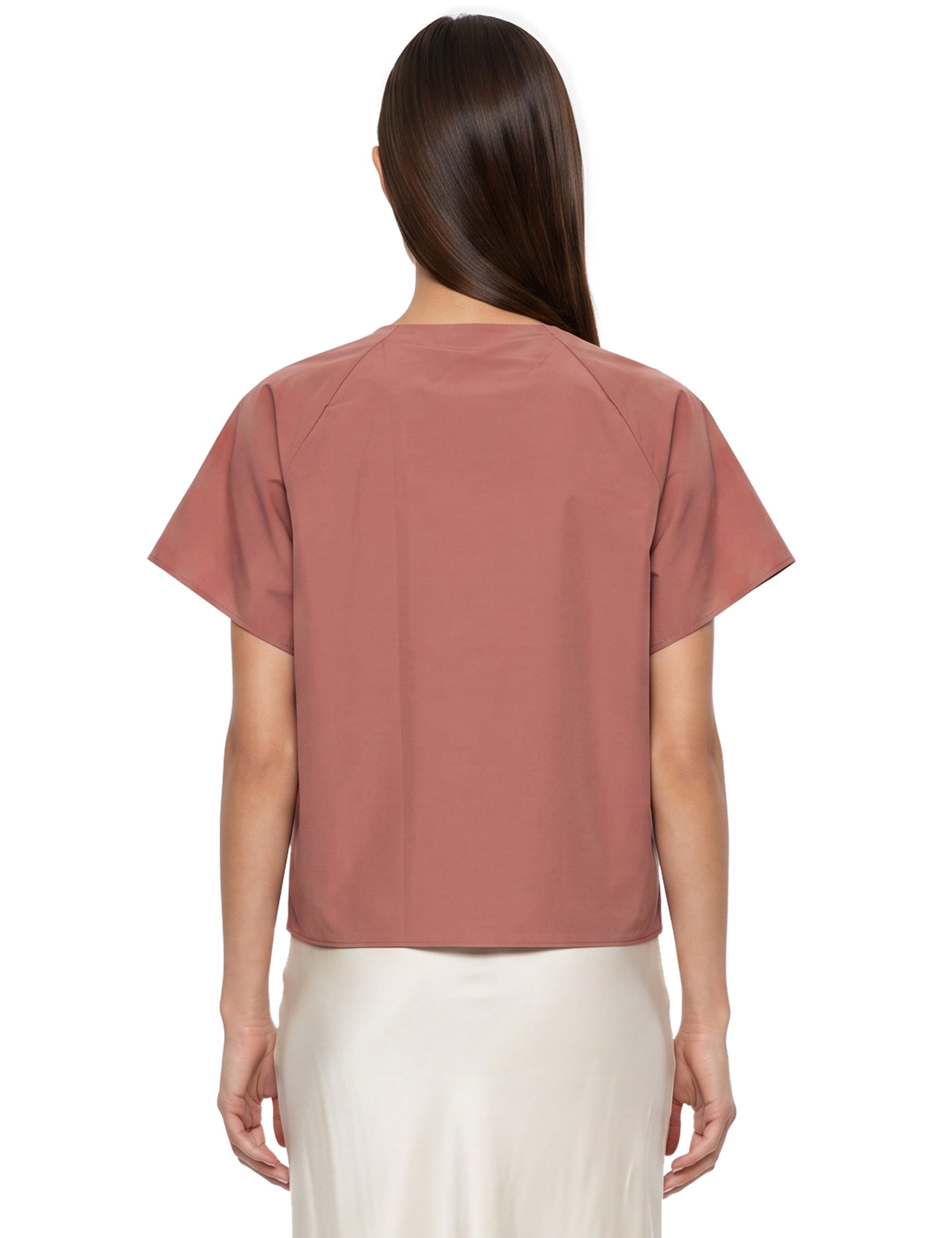 Blusa Recente in marrone 