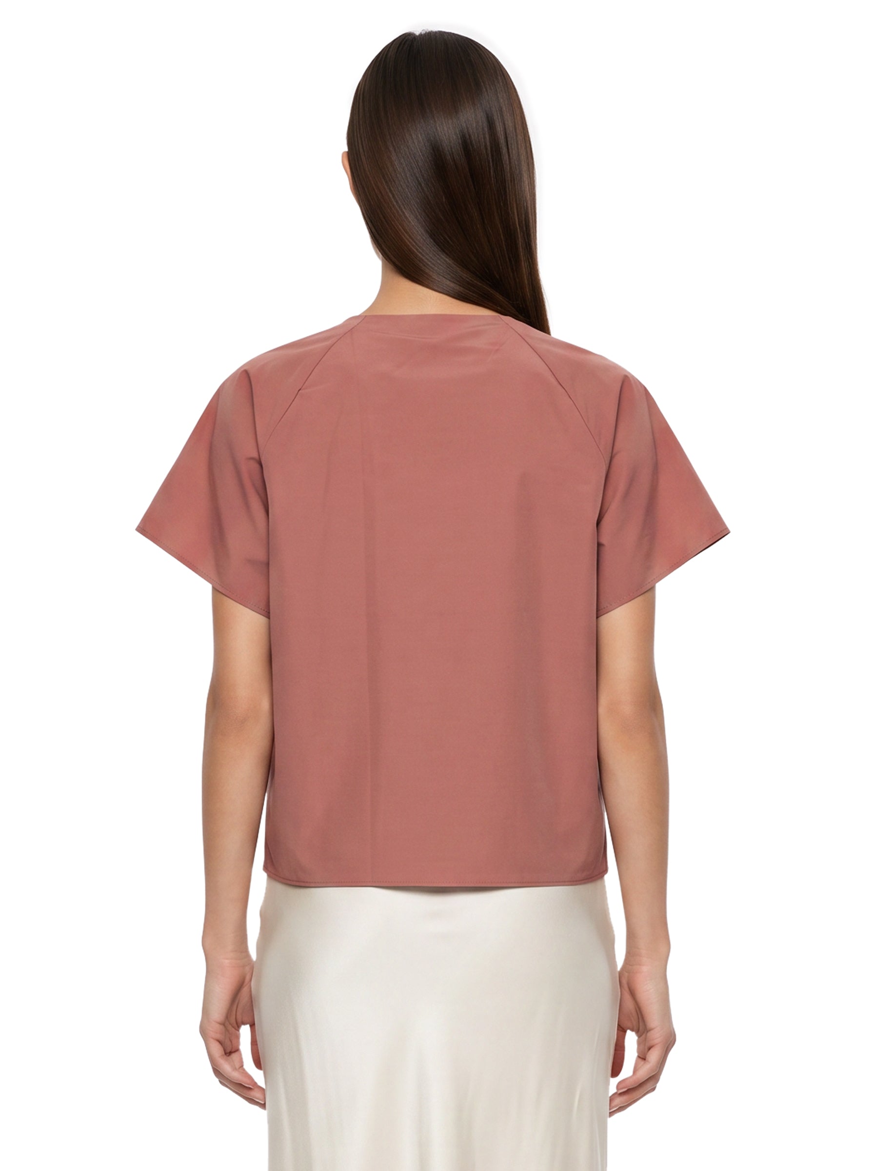 Blusa Recente in marrone 