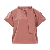 Blusa Recente in marrone 