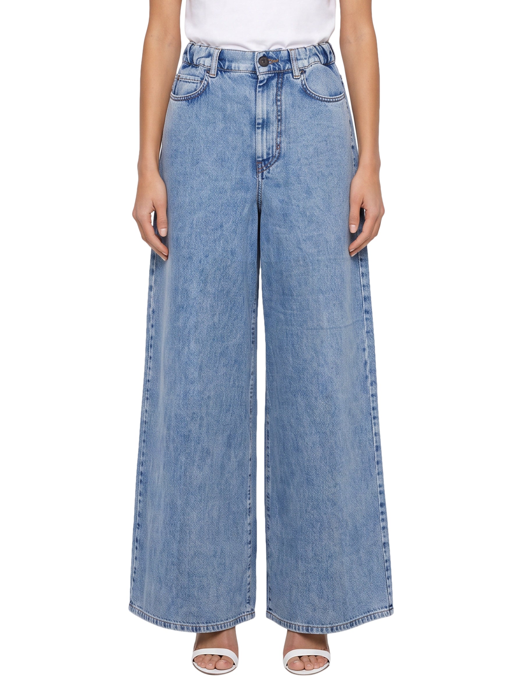 Jeans Zattera in blu<BR/> 