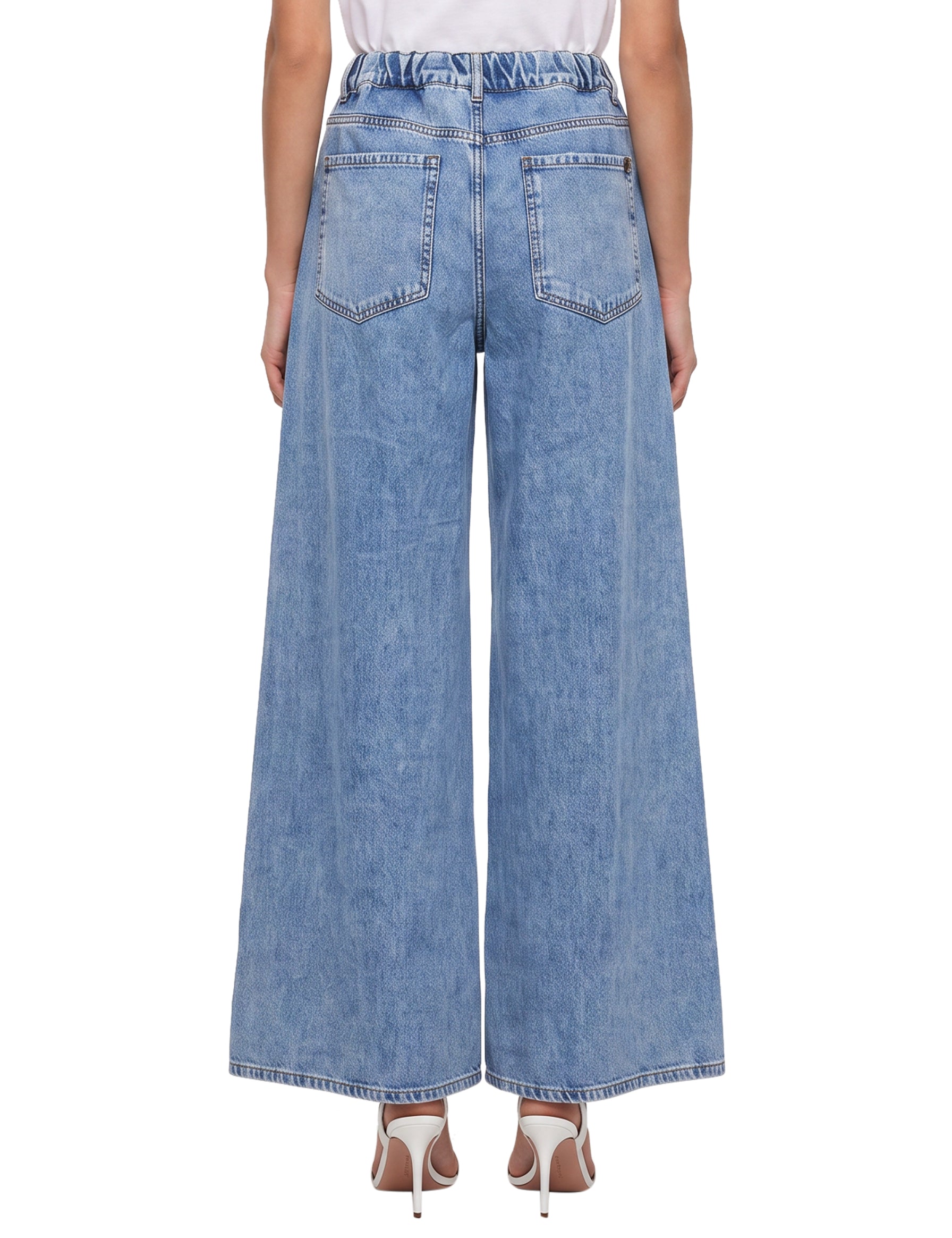 Jeans Zattera in blu<BR/> 