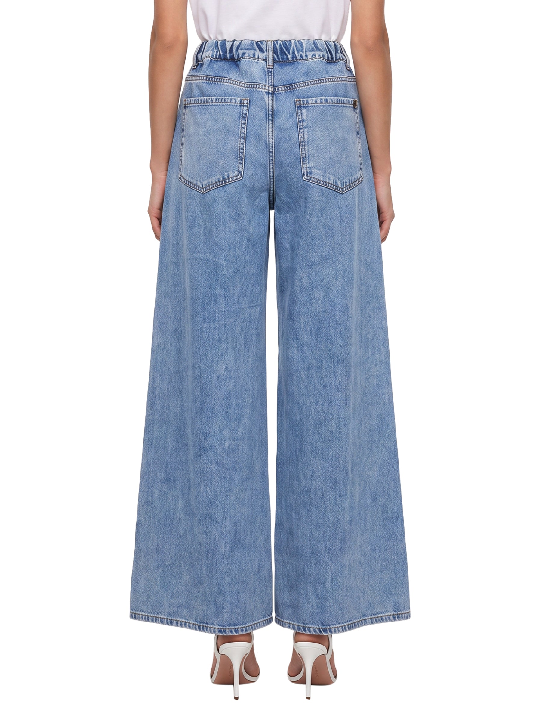 Jeans Zattera in blu<BR/> 
