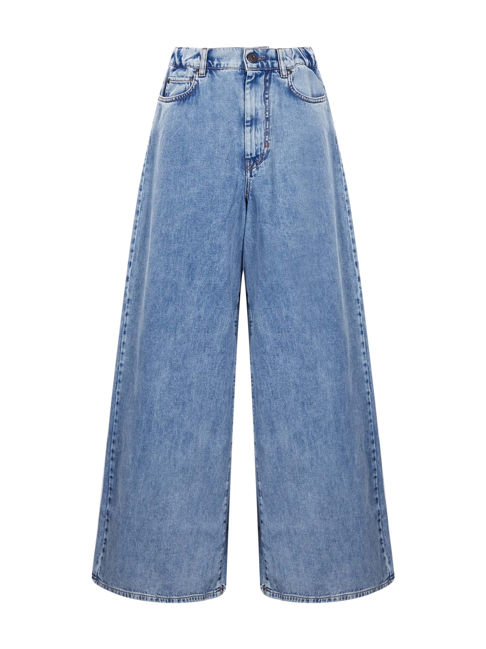 Jeans Zattera in blu<BR/> 