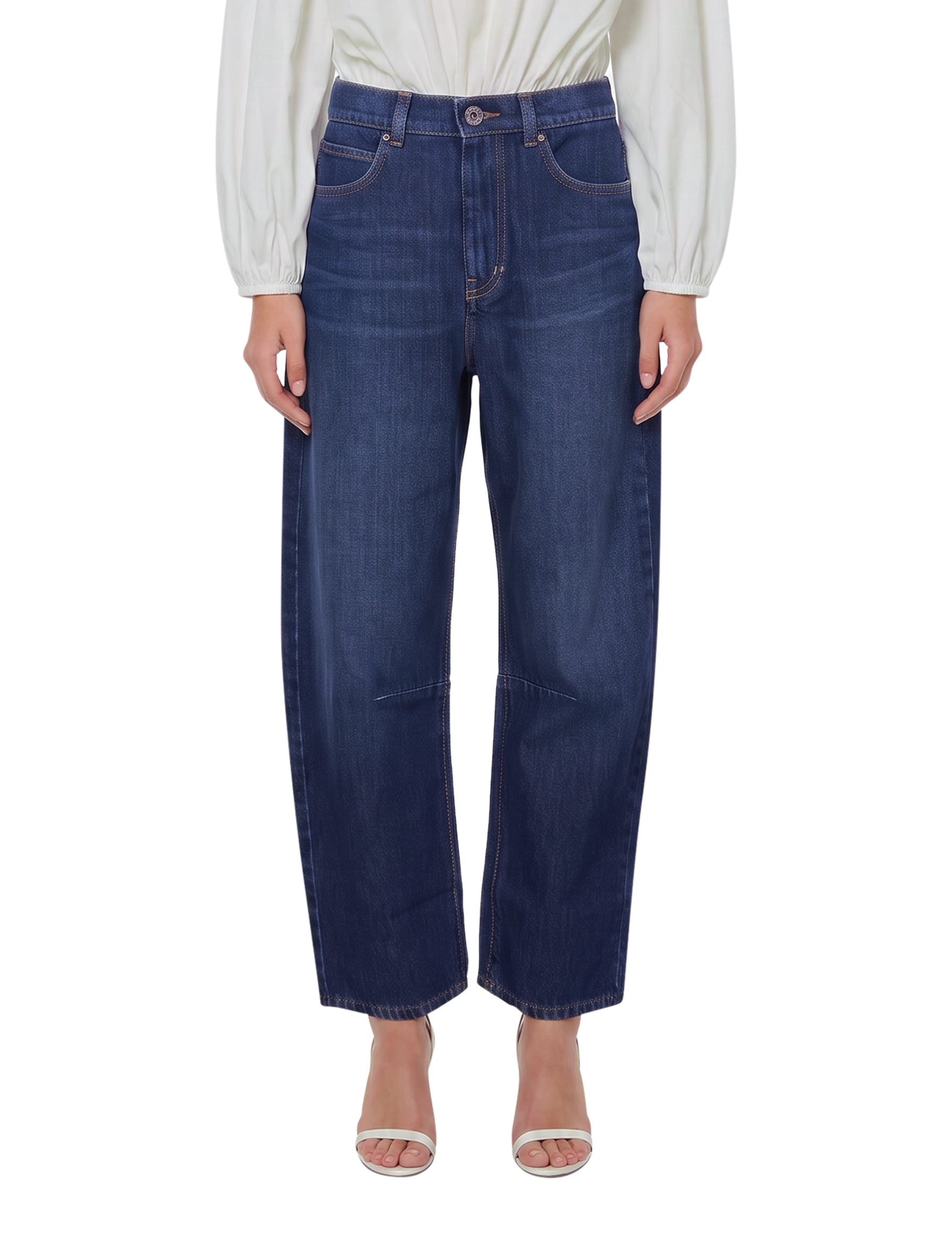 Jeans Caduca in blu 