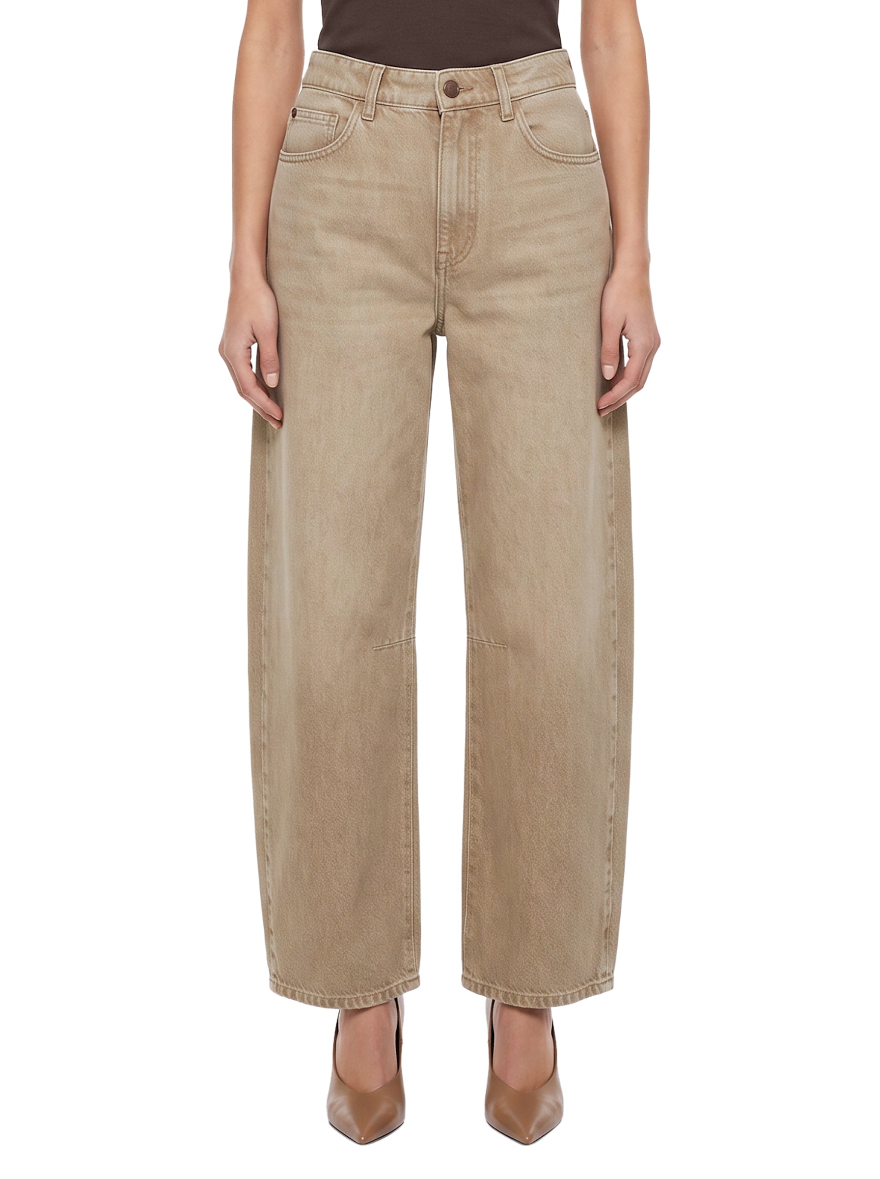 Jeans Arcadia in beige<BR/> 