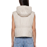 Gilet Accenni in avorio 