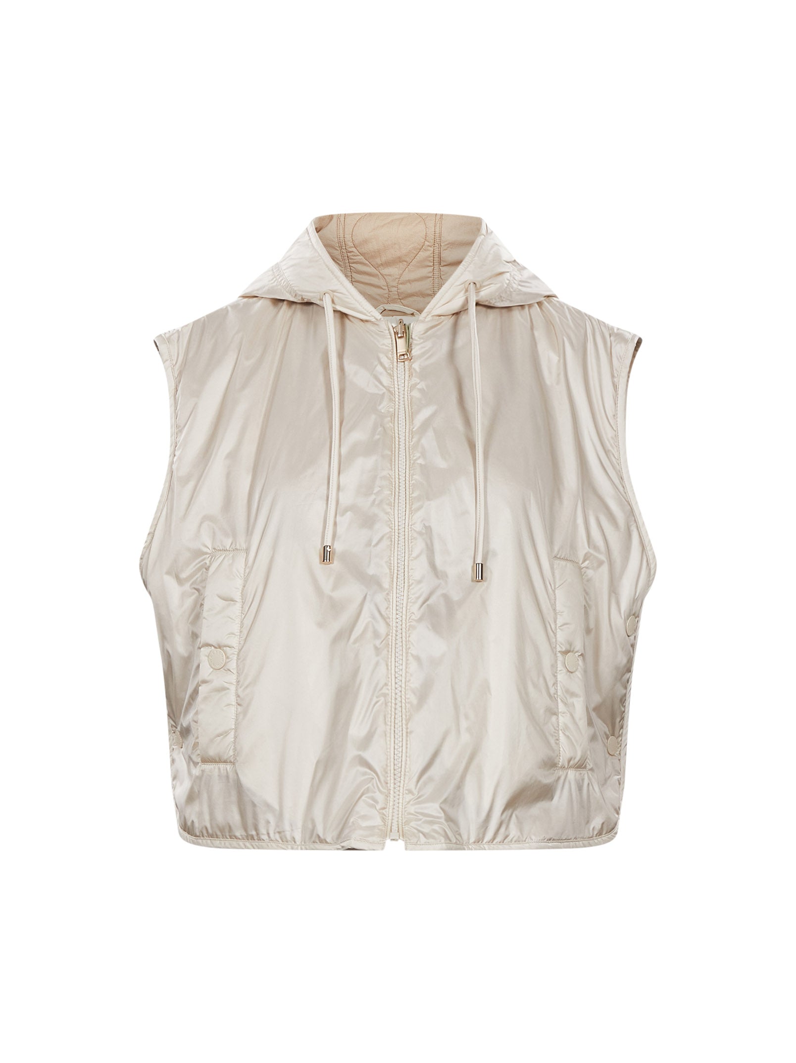 Gilet Accenni in avorio 