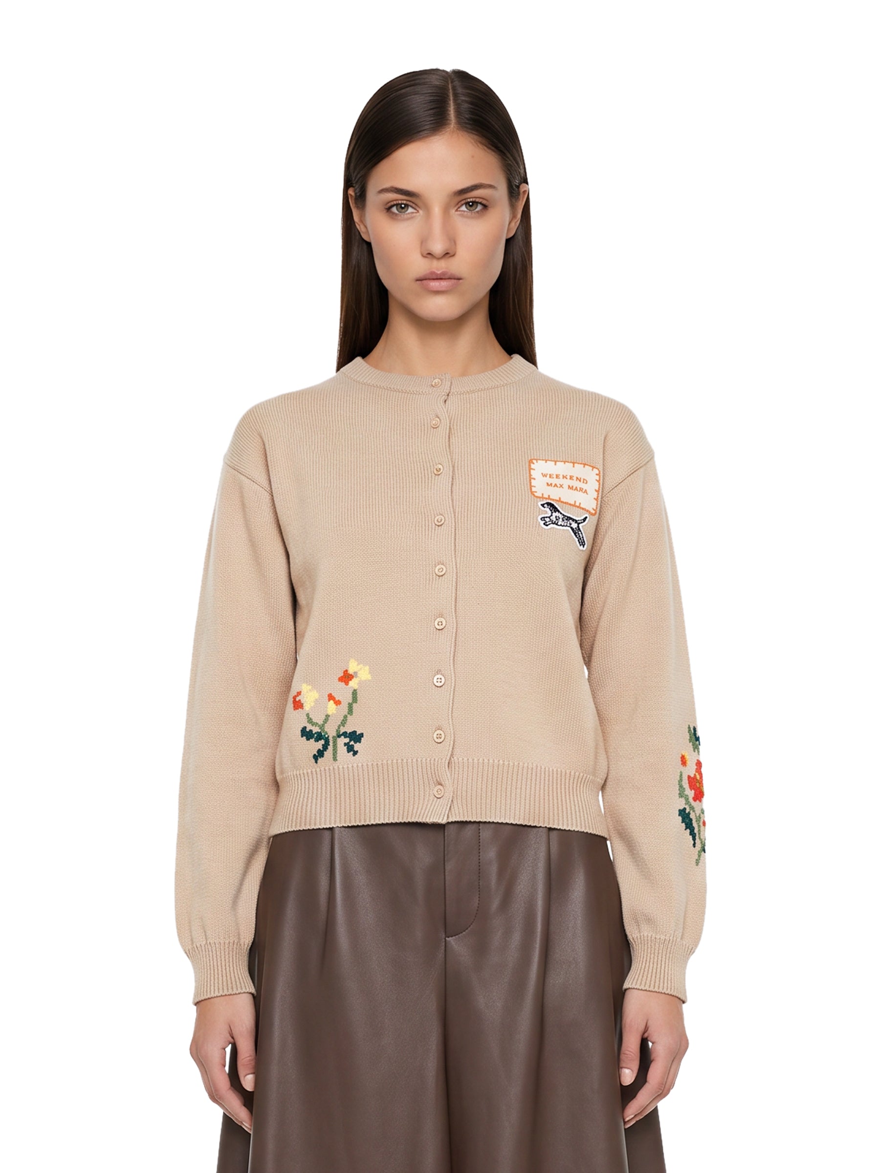 Cardigan Teiera in beige 