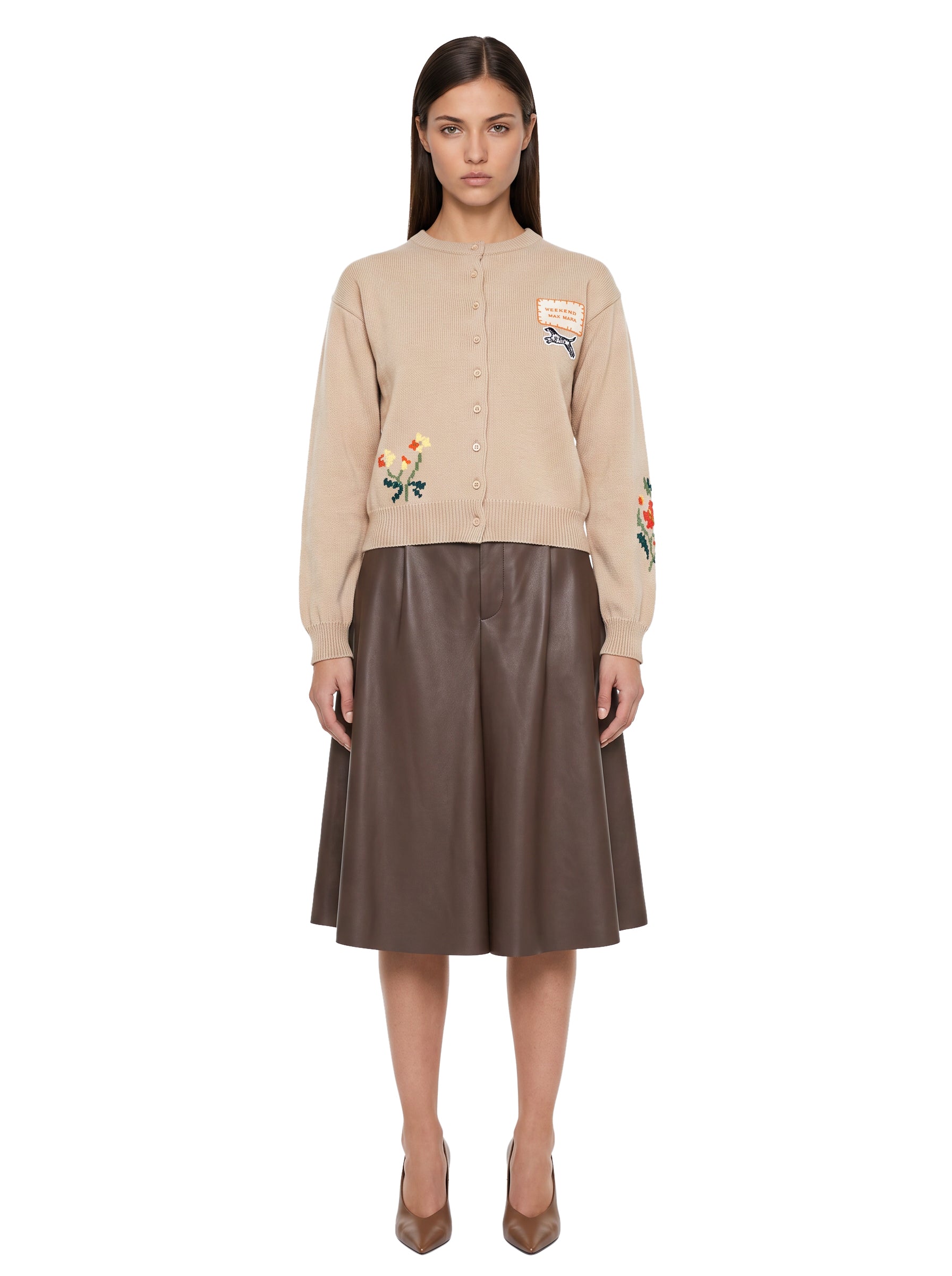 Cardigan Teiera in beige 