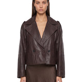 Caban Felino in marrone 