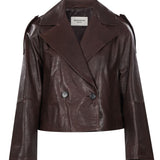 Caban Felino in marrone 
