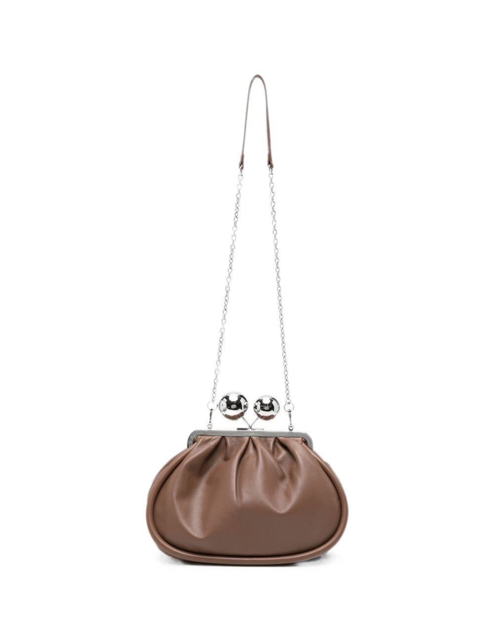 Clutch Milvanew in marrone<BR/> 