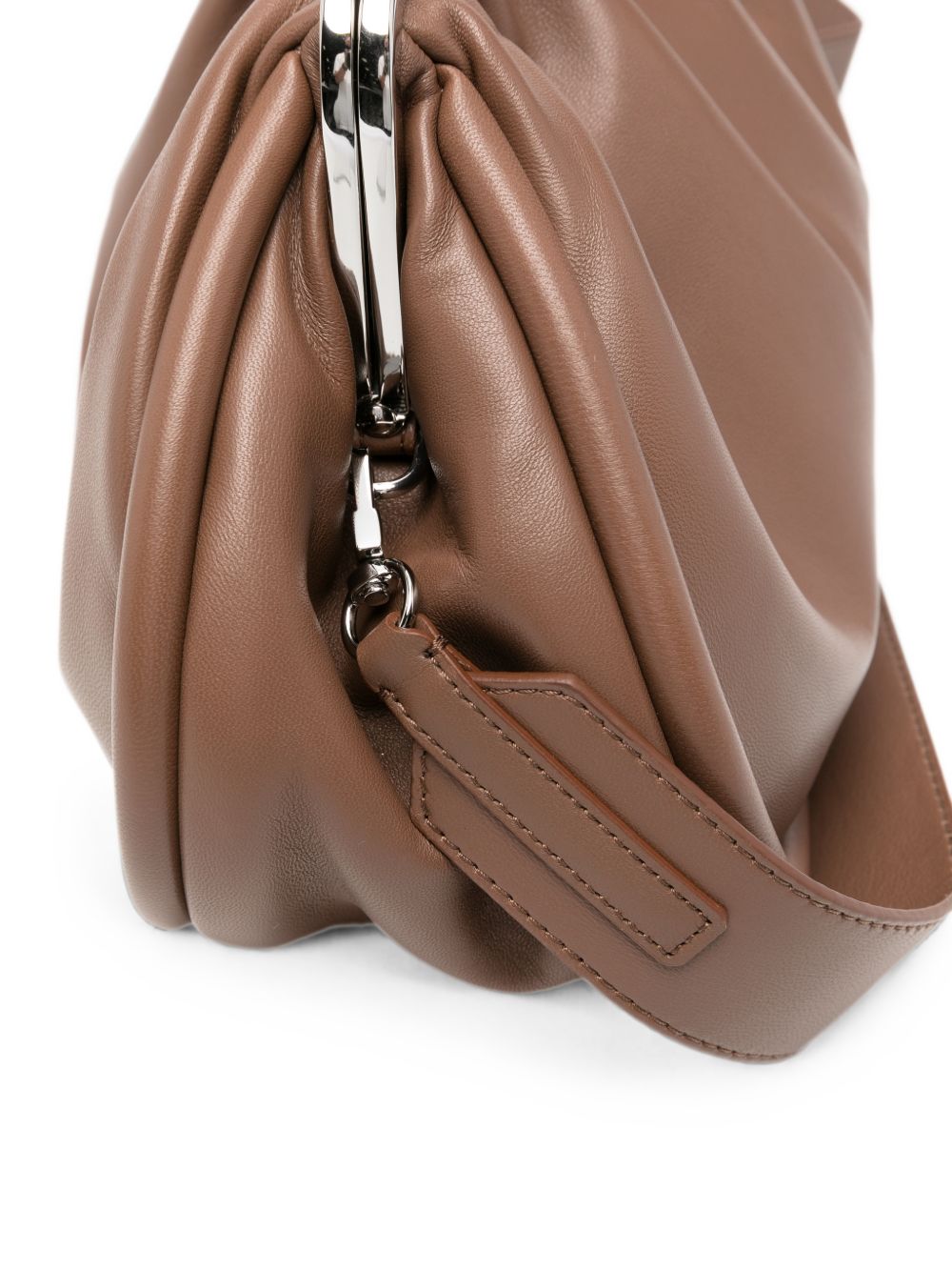Clutch Milvanew in marrone<BR/> 