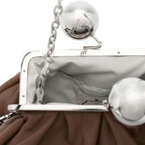 Clutch Milvanew in marrone<BR/> 