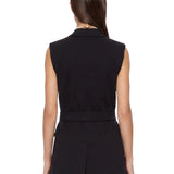 Gilet Fiore in nero 