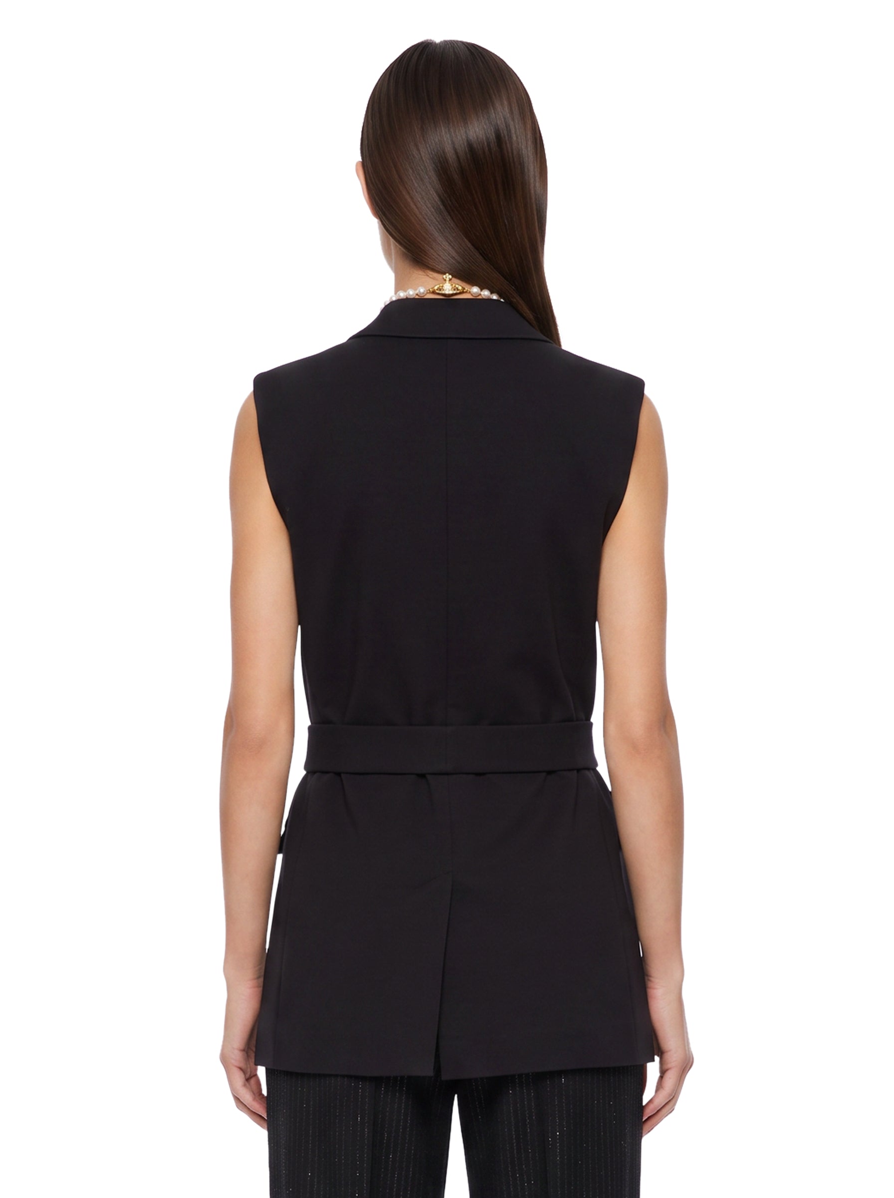 Gilet Fiore in nero 