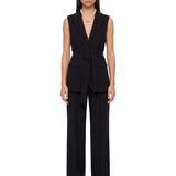 Gilet Fiore in nero 