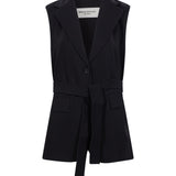 Gilet Fiore in nero 