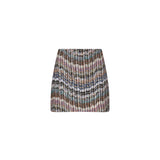 Minigonna lamé multicolor 