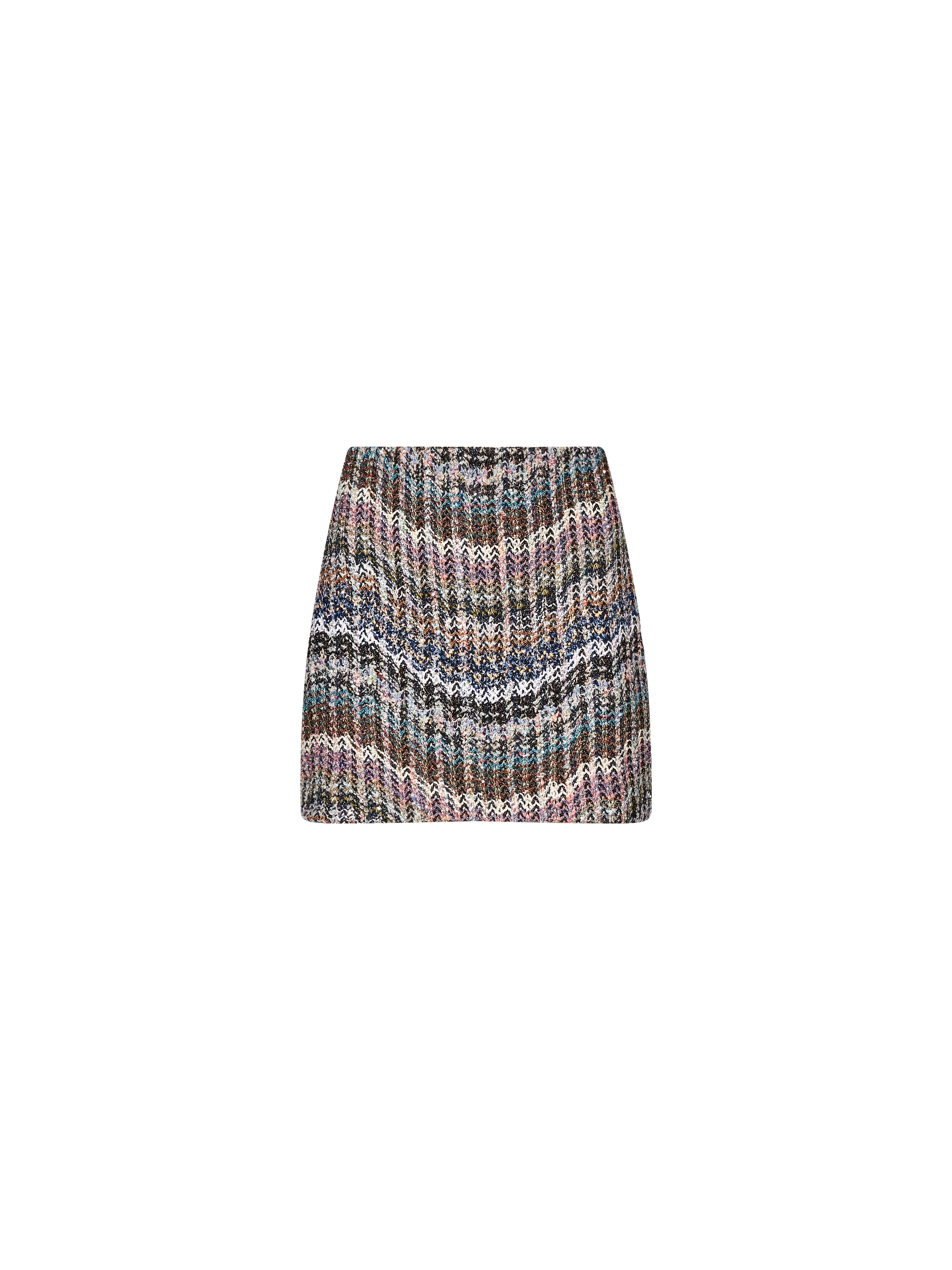 Minigonna lamé multicolor 