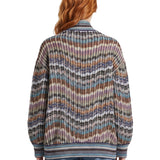 Cardigan con bottoni multicolor 