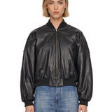 Bomber oversize in  nero 
