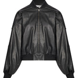 Bomber oversize in  nero 