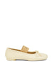 Ivory Anatomic Numeric ballet flats
