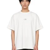 T-shirt con logo in bianco 