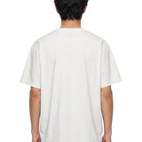 T-shirt con logo in bianco 