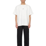 T-shirt con logo in bianco 